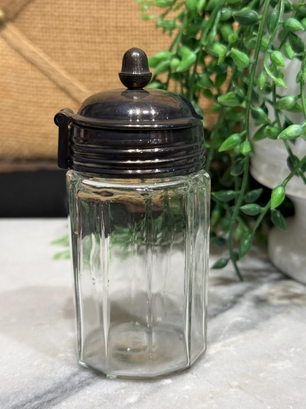 Vintage jelly/jam jar
